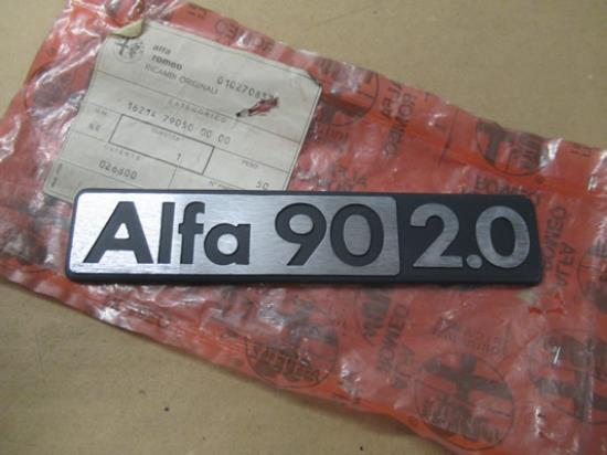 162147905000 Embleem Alfa 90 2.0