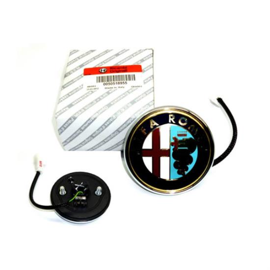 50501278 Embleem achterzijde drukknop Alfa Romeo Brera Spider