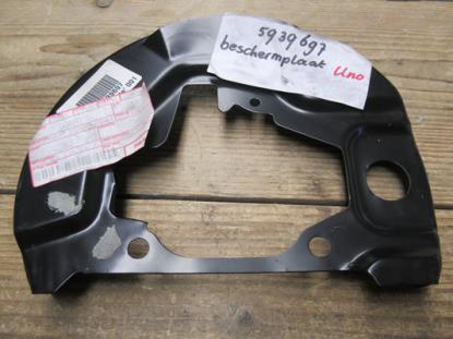 5939697 Beschermplaat voorrem rechts