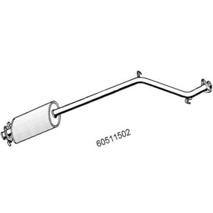 60511502 Uitlaat Alfa Romeo 164