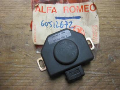 60512672 Schakelaar injectie postitie sensor Alfa romeo RZ SZ 164 33 75 Spider 105