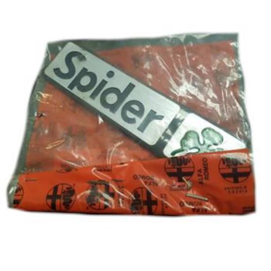 60519489 Embleem Alfa Romeo Spider QV origineel metaal