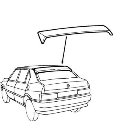 60537641 Spoiler achterruit Alfa Romeo 33