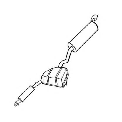 60574432 Uitlaat Alfa Romeo 155