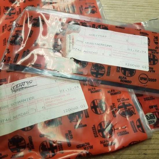 60577549 Versterking metalen achterplaat deksel middenconsole Alfa romeo 164