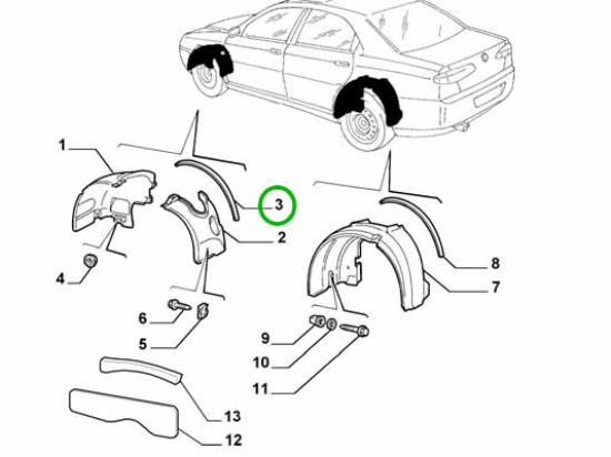 60618007 Pakking modderkuip voorzijde