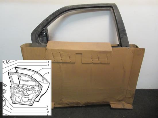 60619383 Portier carrosserie rechtsachter