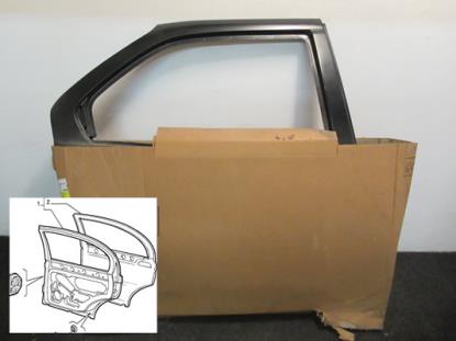 60620474 Portier carrosserie rechtsachter