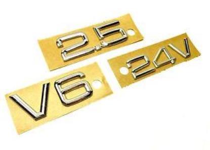 60654819 Alfa Romeo 156 166 Embleem 2.5 V6 24V