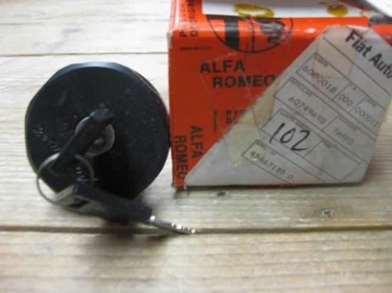 60749698 Tankdop met sleutel Alfa Romeo Alfasud 52.5mm Sprint