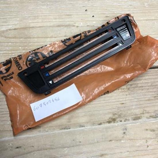 607502456 Kachel paneel dashboard heater control Alfa Romeo Alfasud sprint QV quadrifoglio verde