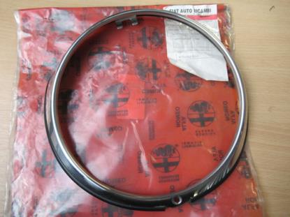 60778206 Verchroomd RVS koplamp ring links