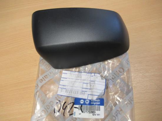 71732869 Kap buitenspiegel rechts Fiat Nuova Panda zwart