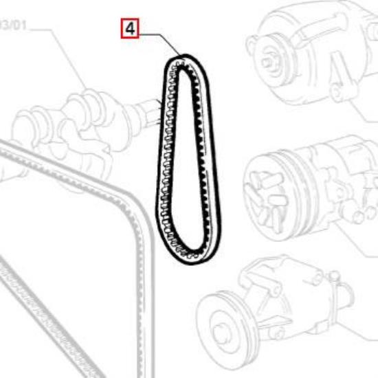 71739906 Multiriem 595mm