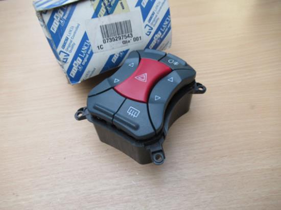 735297543 Bedieningspaneel elektrische ramen verlichting en ruitverwarning