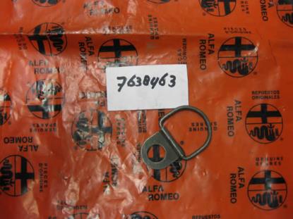 7638463 Plaatje met ring kofferbakbekleding Alfa Romeo 166 Fiat Tempra