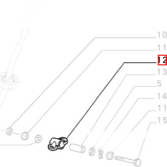 7673795 Blok vergrendeling versnellingsbak Fiat Ducato Talento