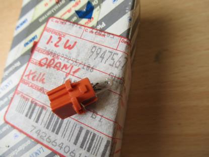 9947567 Lampje dashboard Alfa Romeo 156 Spider Lancia Kappa Ypsilon