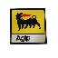 AGM004 Agip sticker 13x13 cm
