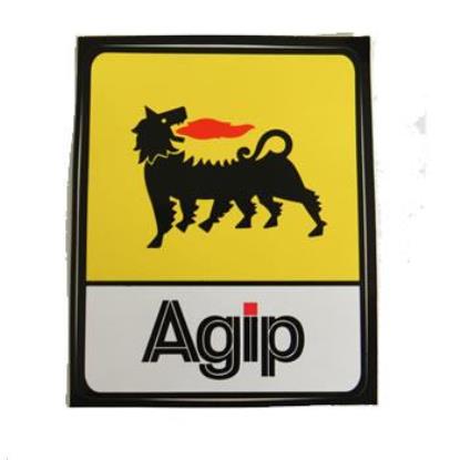 AGM005 Agip sticker 8x10 cm