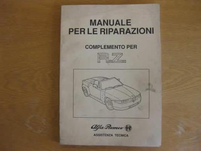 WPH60494263 Werkplaatshandboek technische specificatie(s) Alfa Romeo RZ (publicatie 05/93 Italiaans)