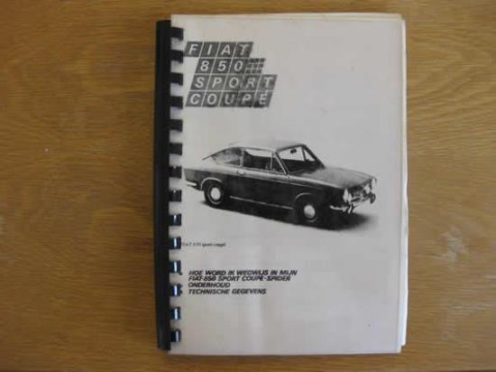 WPH9004 Instructieboekje 850 Sport Coupe (Nederlands)