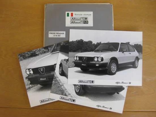 WPH9006 Officiciele press release map voor Alfa Romeo Sud