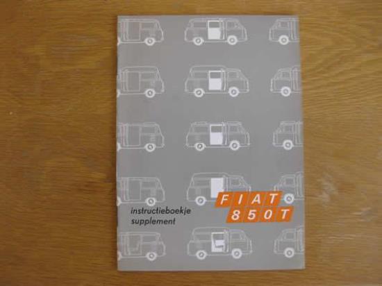 WPH9007 Instructieboekje 850 T Supplement (Nederlands)