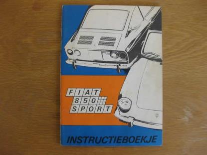 WPH9011 Instructieboekje Fiat 850 Sport (Nederlands)
