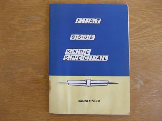 WPH9015 Instructieboekje 850 E en Speciaal (Nederlands)