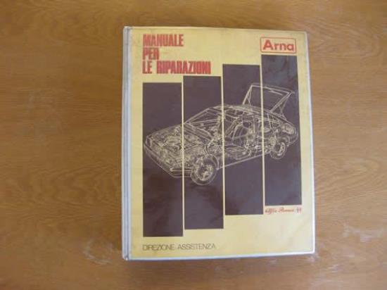 WPH9022 Werkplaatshandboek Alfa Romeo Arna (Italiaans)