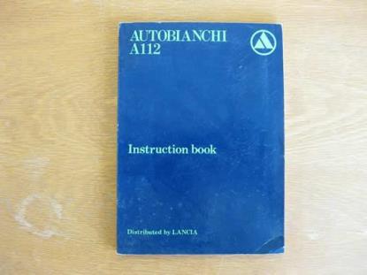 WPH9031 Instructieboekje Lancia Autobianchi A112 (Engels)