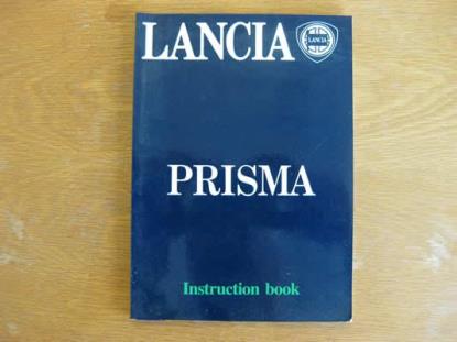 WPH9032 Instructieboekje Lancia Prisma (Engels)