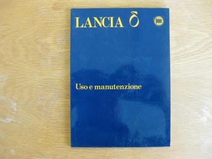 WPH9033 Instructieboekje Lancia Delta 1e serie (Italiaans)