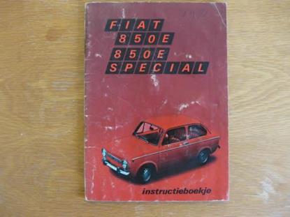 WPH9036 Instructieboekje Fiat 850 Speciaal (Nederlands)