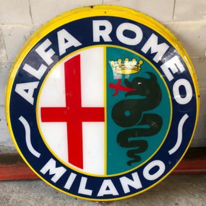 LB006 Origineel Alfa Romeo bord diameter 88 cm (1960)