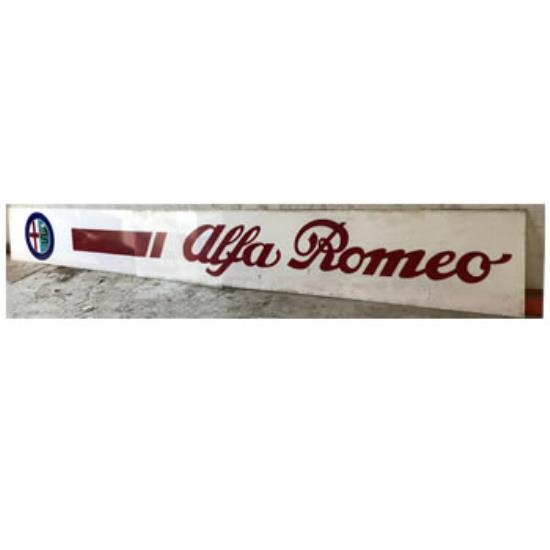 LB010 Originele Alfa Romeo reclamebord plexiglas (set van 2) lengte ....