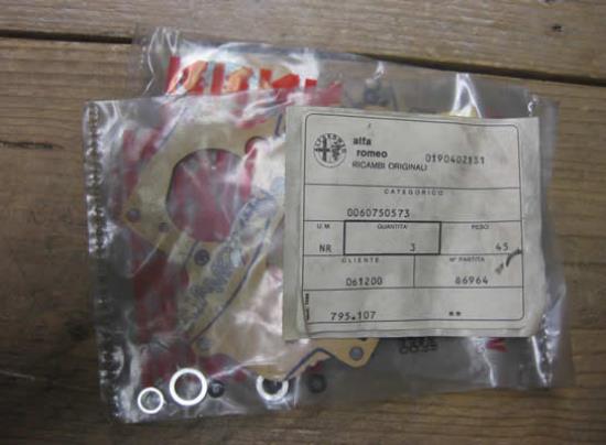 60750573 Pakking kit Weber Alfa Romeo 33 Alfasud