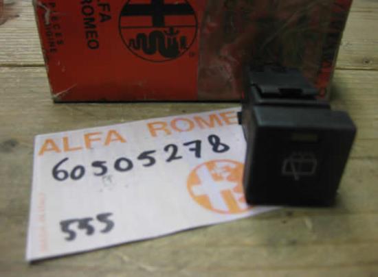 60505278 Schakelaar achterruitsproeier Alfa Romeo 33 905