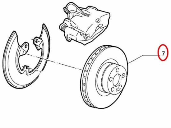 60812685 Remschijf voorzijde