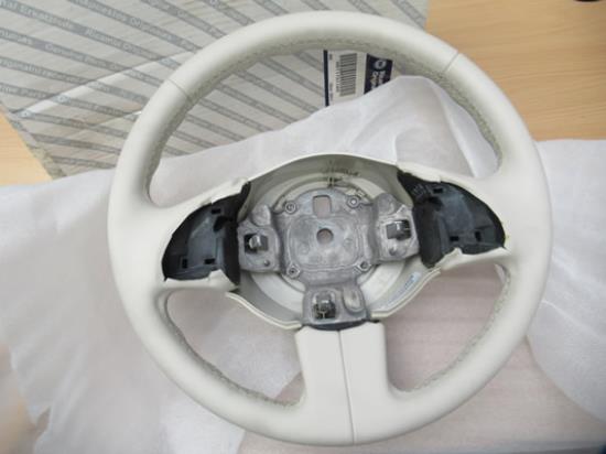 71751189 Stuur Fiat 500 leder wit ivoor