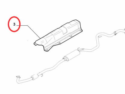 55209229 Hitteschild Fiat Croma 1.8 2.2