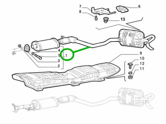 46400841 Uitlaat einddemper