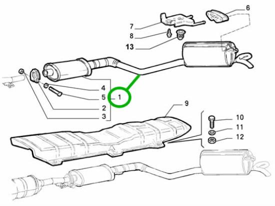 46530682 Uitlaat einddemper