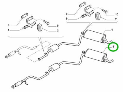 51782930 Uitlaat einddemper