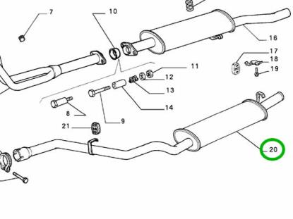 7657583 Uitlaat einddemper