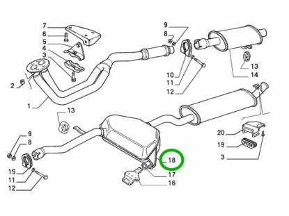 7672043 Uitlaatdemper