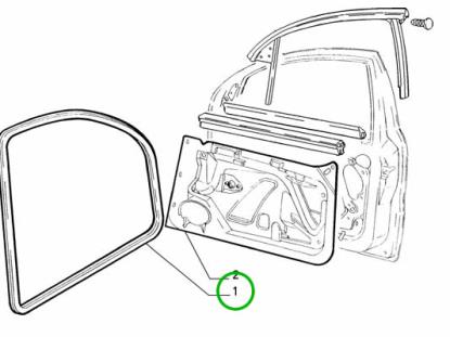 735264861 Deurrubber voordeur rechts
