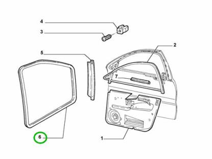 46418541 Deurrubber voordeur