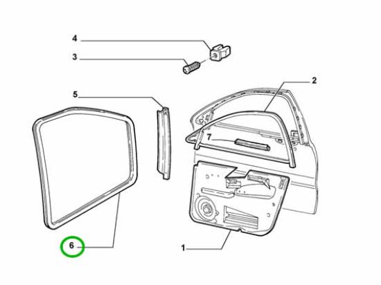 46418541 Deurrubber voordeur